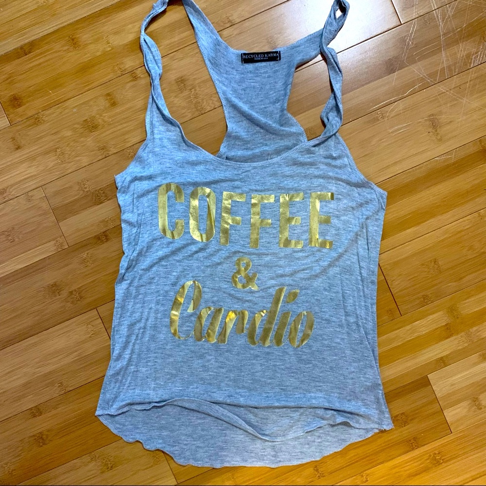Coffee & Cardio Racerback Tank